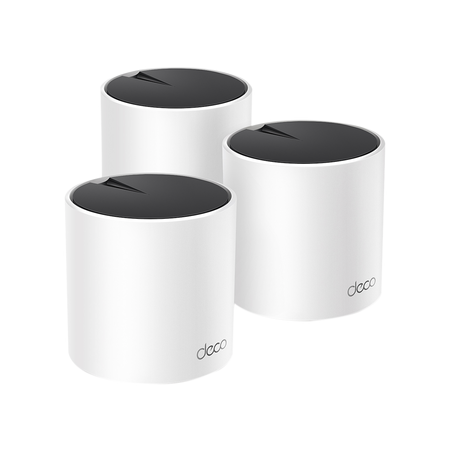 Kit 3 routers inalámbricos mesh interior para hogar / doble banda wi-fi 6 ax3000 mbps / 3 puerto gigabit wan/lan / 2 antenas in