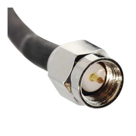 Antena mini de montaje magnético, con cable rg174 y conector sma macho | rango de frecuencias 700-960 mhz, 1710-2270 mhz | gana