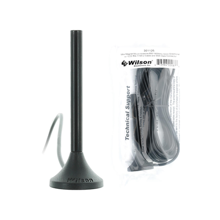 Antena mini de montaje magnético, con cable rg174 y conector sma macho | rango de frecuencias 700-960 mhz, 1710-2270 mhz | gana