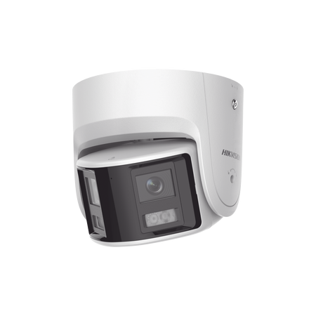 [flexvu] [protecciÓn activa] turret ip panorámica 4 megapíxel / 2 lentes 2.8 mm (180°) / imagen a color 24/7 (colorvu) / poe